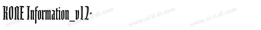 KONE Information_v12字体转换